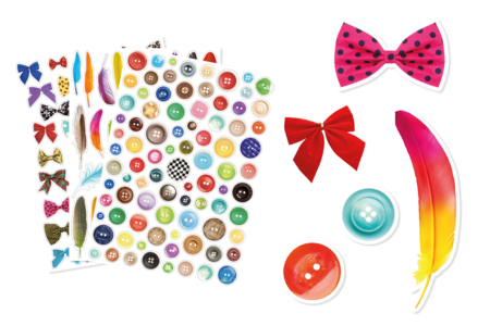 gommettes accessoires - Gommettes Réalistes – 10doigts.fr