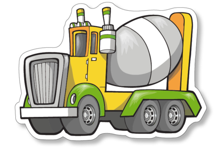 Gommettes engins de chantier - Gommettes Transports et Métiers – 10doigts.fr