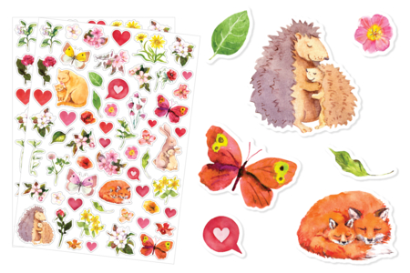 gommettes tendresse - Gommettes Animaux – 10doigts.fr