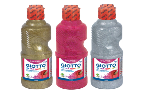 GOUACHE GIOTTO PAILLETTES - Peinture et marqueurs à paillettes – 10doigts.fr