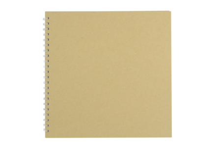 Grand album photo à spirales, couverture kraft - Albums et carnets – 10doigts.fr