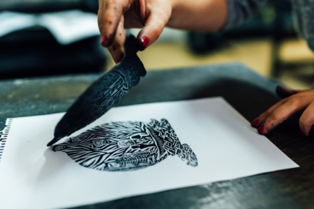 gravure impression - Linogravure – 10doigts.fr