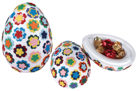 Gros Oeuf Polystyrène En 2 Parties Emboîtables Pâques 10 Doigts