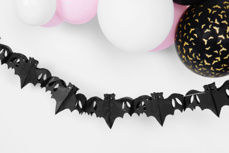 guirlande halloween chauves souris - Ballons d'halloween – 10doigts.fr