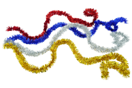 Guirlandes métallisées - Guirlandes et suspensions Noël – 10doigts.fr