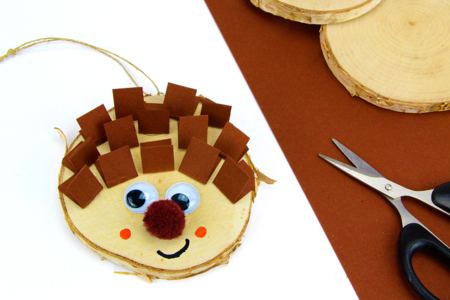 Rondins de bois Ø 8 à 11 cm - 6 pièces - Décors nature – 10doigts.fr