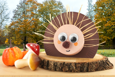 hérisson bricolage enfants automne faicle - Activités manuelles animaux – 10doigts.fr
