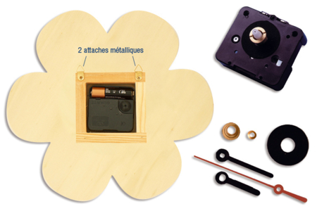 Horloge en bois - Horloges en bois – 10doigts.fr