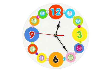 horloge numéro - Objets pour le bureau – 10doigts.fr