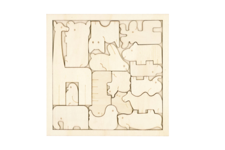 Jeu logique Animaux Bois - Puzzles – 10doigts.fr