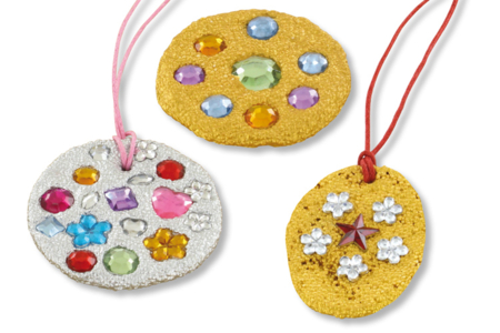 Kit 12 médaillons dorés ou argentés - Activités manuelles fête des mères – 10doigts.fr