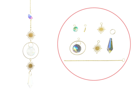 Kit attrape soleil 2 - Thème solaire - Kits attrape-rêves – 10doigts.fr