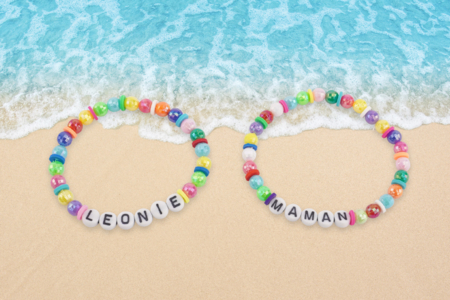 kit bracelet prénoms messages - Méga packs créatifs – 10doigts.fr