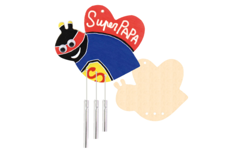 Kit carillon abeille - Suspensions décoratives en bois – 10doigts.fr