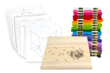kit créatif string art pour enfants - String Art – 10doigts.fr
