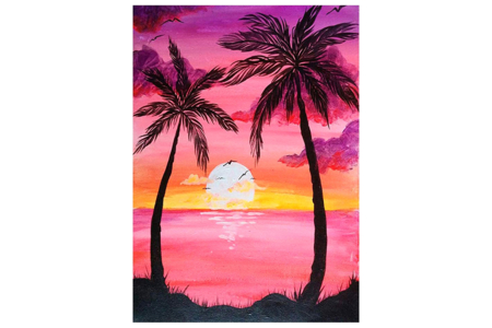 Kit diamond painting, Paradis - Diamond Painting : Kit complet – 10doigts.fr