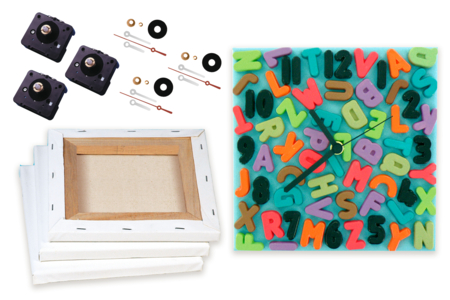 kit fabrication horloge - Objets pour le bureau – 10doigts.fr