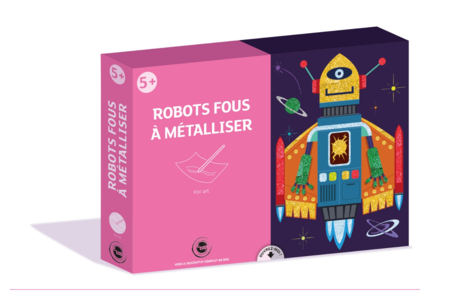 Kit foil art robots - Coffret Foil Art – 10doigts.fr