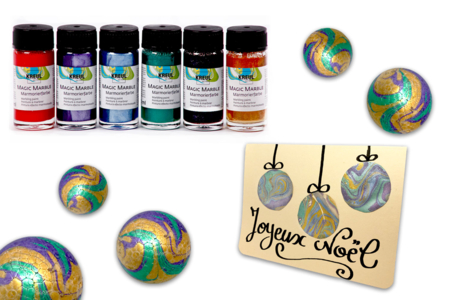 kit marbling metal - Peinture marbling – 10doigts.fr