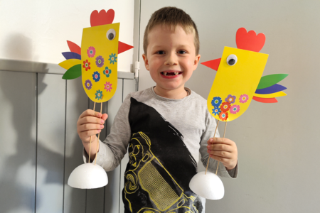 Kit Paques Poule - Kits créatifs Pâques – 10doigts.fr