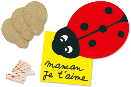 Kit Pense-Bête Coccinelle note - Blocs notes – 10doigts.fr