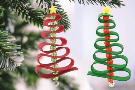 kit suspensions 12 sapins - Kits créatifs de Noël pour les enfants – 10doigts.fr