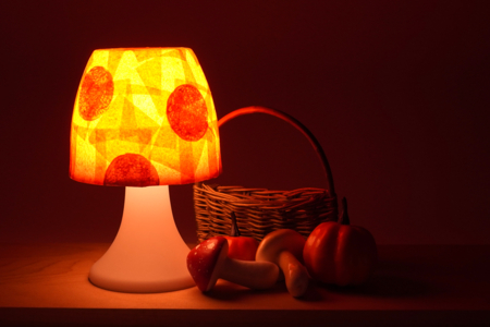 lampe champignon enfants - Bougeoirs et photophores – 10doigts.fr