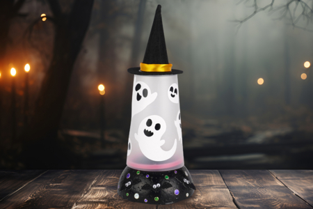 lampe fanbtôme DIY halloween enfants - Activités manuelles Halloween – 10doigts.fr