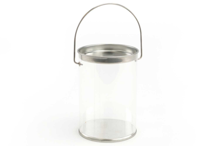 Lanterne Plastique anse - Plastique Transparent – 10doigts.fr