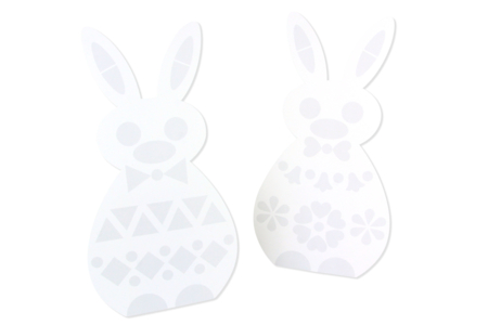 lapin support carton - Kits créatifs Pâques – 10doigts.fr