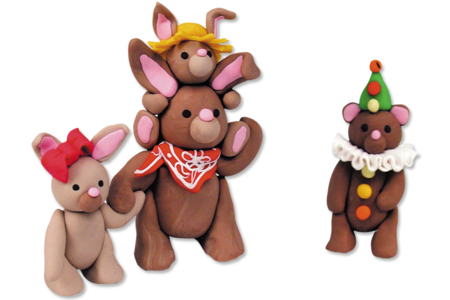 lapins en fimo - Pâtes Fimo à l'unité – 10doigts.fr