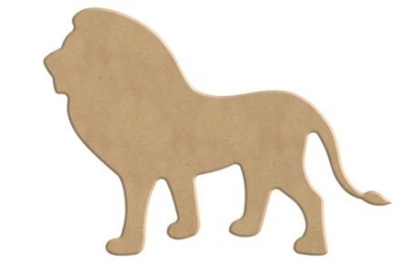 lion en bois - Animaux en bois – 10doigts.fr