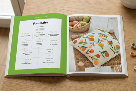 Livre : Apprendre la broderie en 10 lecons  couture - Livres de Mercerie créative – 10doigts.fr