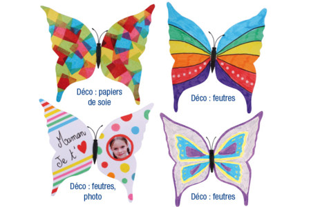 Magnet papillon - Supports en papier – 10doigts.fr