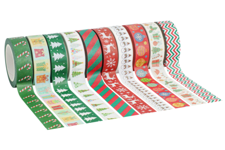 masking tape noël - Masking tape (Washi tape) – 10doigts.fr