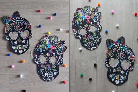Masque calaveras instagram5 - Masques Créatifs – 10doigts.fr
