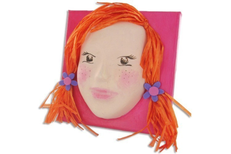 masque raphia - Paille et Raphia – 10doigts.fr