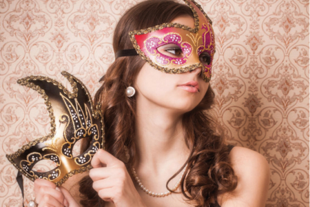 Masque vénitien à décorer - Masques Créatifs – 10doigts.fr