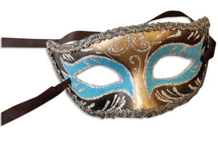 Masque Vénitien en papier comprimé - Masques Créatifs – 10doigts.fr