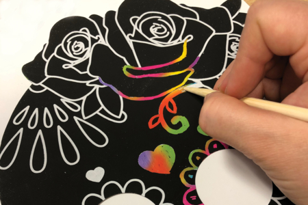 masques arc-en-ciel - Masques Créatifs – 10doigts.fr