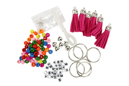 matériel porte clés maman - Activités manuelles fête des mères – 10doigts.fr