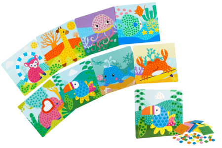 maxi pack tableaux gommettes - Kits créatifs gommettes – 10doigts.fr