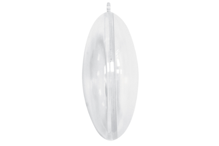 médaillon plat - Plastique Transparent – 10doigts.fr