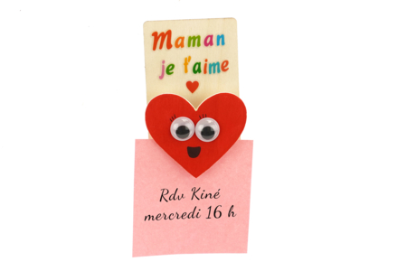 mémo fête des mères idée cadeau DIY - Activités manuelles Fête des Mères : des idées cadeaux à fabriquer avec amour – 10doigts.fr
