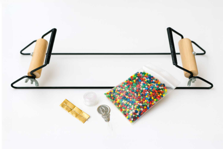 Métier à tisser les perles à ressort - Perles Rocaille – 10doigts.fr