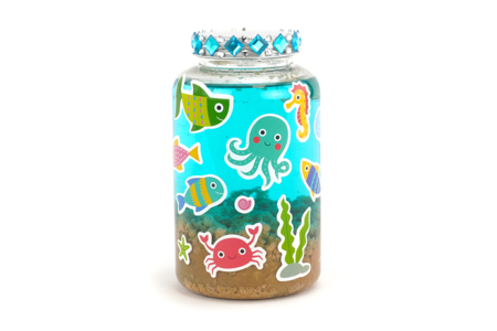 mini aquarium à fabriquer enfants - Activités manuelles océan – 10doigts.fr