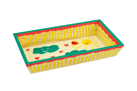 Mini plateau en bois - Plateaux en bois – 10doigts.fr