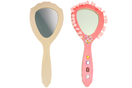 miroir rose - Miroirs – 10doigts.fr