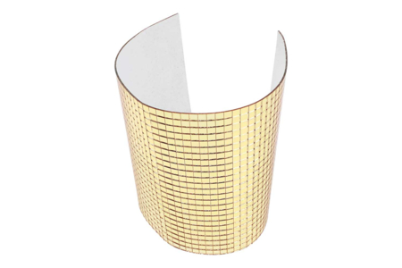 Miroirs adhésifs dorés - 1500 pcs - Miroirs à coller – 10doigts.fr