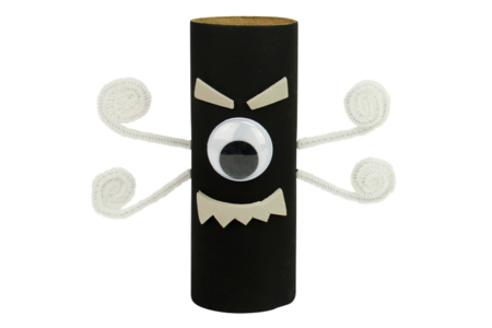monstres halloween rouleau carton papier toilette - Activités manuelles Halloween – 10doigts.fr